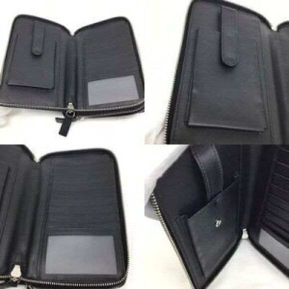 Gucci Organizer Travel GG Shier Leather Black - Picture 12 of 12